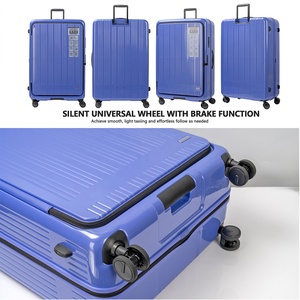 Ensemble de bagages à roulettes <span class=keywords><strong>LG</strong></span> Korean PC 100% aluminium avec fermeture éclair YKK et serrure TSA - Product Image 4