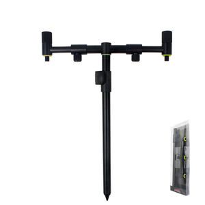 Nouveau Pique Banc en Aluminium pour Pêche à la <span class=keywords><strong>Carpe</strong></span> Support de <span class=keywords><strong>Canne</strong></span> Buzzer Bar pour 2 ou 3 Cannes Matériel de Pêche à la <span class=keywords><strong>Carpe</strong></span> - Product Image 2