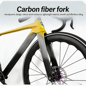 Vélo de course sur route <span class=keywords><strong>TWITTER</strong></span> T10pro-2rd ultra-léger à 24 vitesses, entièrement en fibre de carbone, frein à disque hydraulique, roues en alliage d'aluminium 700C - Product Image 2