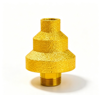 Foret diamanté à pas variable brasé 20/35/50mm, foret de centrage à filetage M14 pour carrelage, marbre, granit, béton, PVC