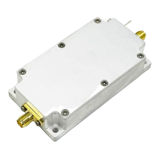 Taidacent DC 24V 1200Mhz-1320MHz 1250MHz Broadband 15W 40DB High Gain RF Signal Amplifier RF Power Amp Radio Frequency Amplifier