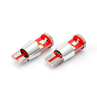 Ampoules LED RCJ W5W T10 3030 9SMD Canbus, lampes d'ambiance, éclairage intérieur de voiture, 9-14V 300LM