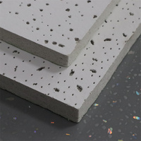 Carreaux de plafond carrés modernes et élégants panneau décoration intérieure commerciale feuille de fibre minérale 3D imperméable ignifuge abordable