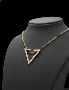 Collar de plata 925 con diamantes chapados en oro brillante y símbolo de por siempre para mujer, regalo de lujo para compromiso, boda, aniversario, elegante - Product Image 6