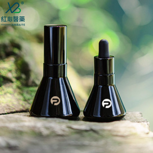 Bán sỉ 15ml 30ml đen nhựa đầu ống nhỏ giọt + trong suốt hình nón chai thủy tinh erlenmeyer chai - Product Image 2