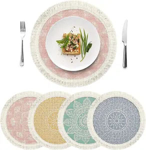 Placemats For Dining Cotton Green Placemats Linen Placemats Nature Table Decor for a Fresh Look