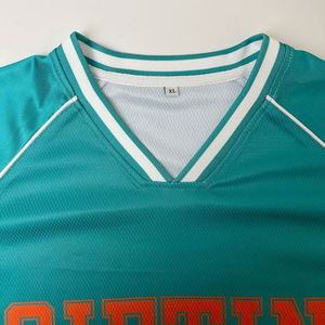 เสื้อเจอร์ซีย์อเมริกันฟุตบอลแบบตาข่าย คอวี พิมพ์ลายสกรีน แบรนด์อนิเมะสั่งทำพิเศษ สำหรับวัยรุ่น ระบายอากาศได้ดี ไซส์ใหญ่ แขนสั้น สไตล์สตรีทแวร์ - Product Image 5