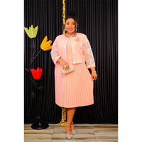 Tenue Formelle Grande Taille Turque – Costume Élégant Africain pour Femme – Idéal pour l'Église