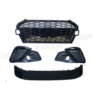 Para Audi A4L 2020: Cubierta Decorativa para Faros Antiniebla, Labio de Parachoques Delantero, Kit de Carrocería, Parrilla Delantera, Pieza Exterior - Product Image 6