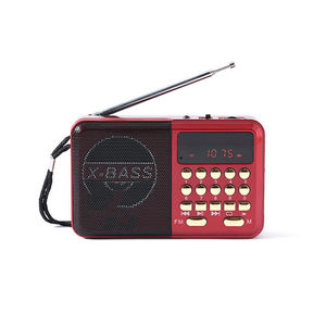 Factory <b>Digital</b> Radio Plastic LCD Display TF USB Play 1000mAh Battery Portable Radio for Home Gift Elderly Leisure Radio - Product Image 1