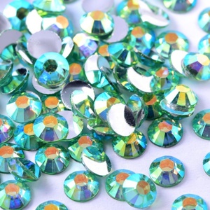 Oleeya Factory Bulk Wholesale AB Colors <b>Resin</b> Flat Back Rhinestone Non Hotfix Rhinestone Jelly Rhinestones for Nail Art DIY - Product Image 4