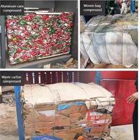 Machine de compactage de bouteilles en plastique usagées / Machine de compactage verticale manuelle / Machine de compactage de canettes en aluminium