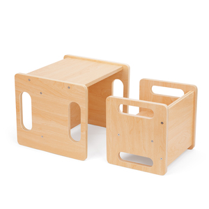 Kids Children Furniture Sets Classroom Study Desk Chair Set With Storage Cabinet for Learning and Early Education