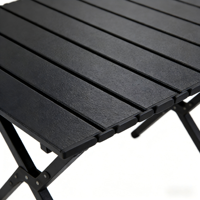 Table de camping pliante en métal moderne, légère et durable pour le camping en plein air, le parc, la plage, le balcon, la terrasse intérieure