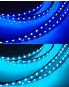 Lámpara de Ambiente de luz de neón LED RGB para Interior de coche, tira de brillo Flexible con aplicación remota, Control de sonido, decoración automática - Product Image 3