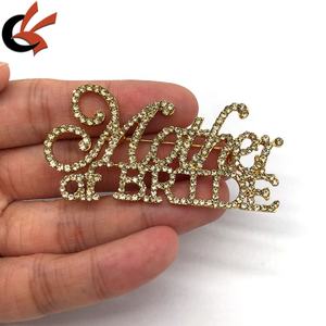 Broches decorativos de diamantes brillantes, broches de cristal de diamantes de imitación para boda y compromiso para niños, madre de novia, novio - Product Image 2