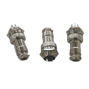 Conector y Enchufe de Aviación GX16M16 de 2-10 Pines, Aleación de Zinc, Niquelado, Contacto de Cobre Plateado para Reemplazo y Reparación - Product Image 1