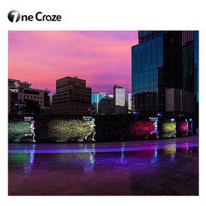 신기술 인터랙티브 LED 디스플레이 스크린 달리기 게임 광고 장비용 벽 조명용 소프트웨어 시스템 레이더 - Product Image 1