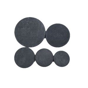 Disques en pierre Bian 50mm 40mm 33mm noirs plats pour massage, moxibustion, thérapie chauffante, équipement de fitness et de santé - Product Image 4