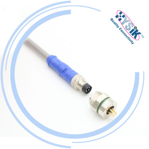 Cable Moldeado con Codificación B de 5 Pines M8, Conector Macho Recto para Bus Industrial - Product Image 3