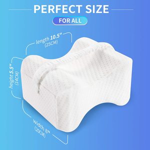 Gối Đầu Gối Mút Hoạt Tính Tạo Khối Cho Người Ngủ Bên Hông Gối Nêm Chân Căn Chỉnh Cột Sống Để Ngủ Cho Lưng Hông Giảm Đau Đầu Gối - Product Image 4