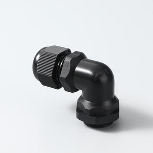 Prensaestopas de nailon PG48 a prueba de curvas NPT1/2 M21, accesorio de cableado de plástico negro de muestra - Product Image 6