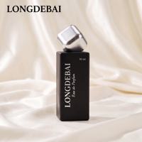 Flacon de parfum vide de qualité supérieure en gros, 30 ml, 50 ml, 100 ml, élégant, rechargeable, en verre, avec bouchon métallique unique en forme de cube