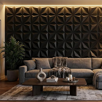 Decoración de Pared Interior Moderna y Lujosa, Impermeable, con Sistema de Enclavamiento, para Hoteles y Dormitorios, Panel de Pared 3D de PVC con Superficie Cepillada en Relieve