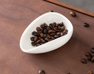 Classic Style Espresso Bean Dish Tea Plate Spray Bottle Eco-Friendly Coffee Bean Display Dosing <b>Trays</b> Kits Custom Packaged Box - Product Image 1