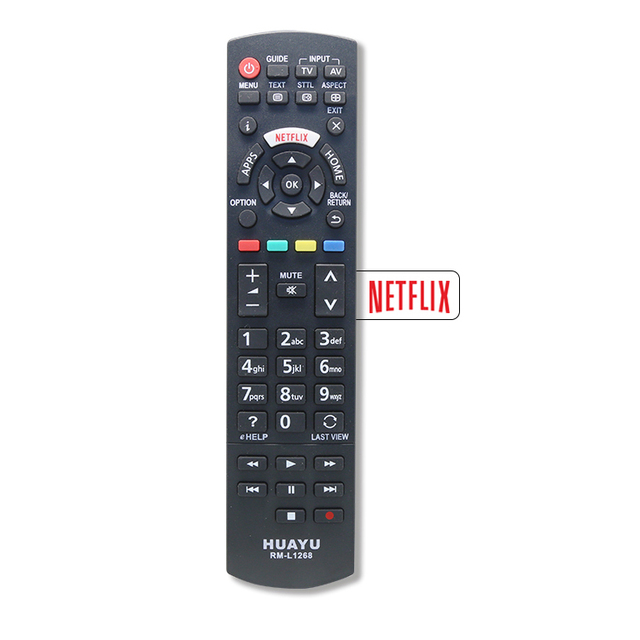 HUAYU RM-L1268 Best Selling Infrared TV Remote Control Universal for All Panasonic Tvs