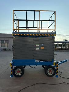 Anpassbare Scheren hebebühnen für die Handhabung von Lager material und den Betrieb in großer Höhe - Product Image 5