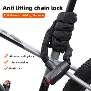 Candado de <span class=keywords><strong>Cadena</strong></span> de Metal Reforzado de Alta Resistencia para Motocicleta y Bicicleta, Antirrobo de Seguridad con 2 Llaves - Product Image 2
