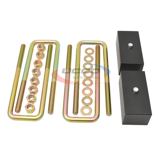 2" Rear Suspension Lift Kits Rear Leveling Lift Block Kit for Hilux Vigo Revo Rocco 2005-2023