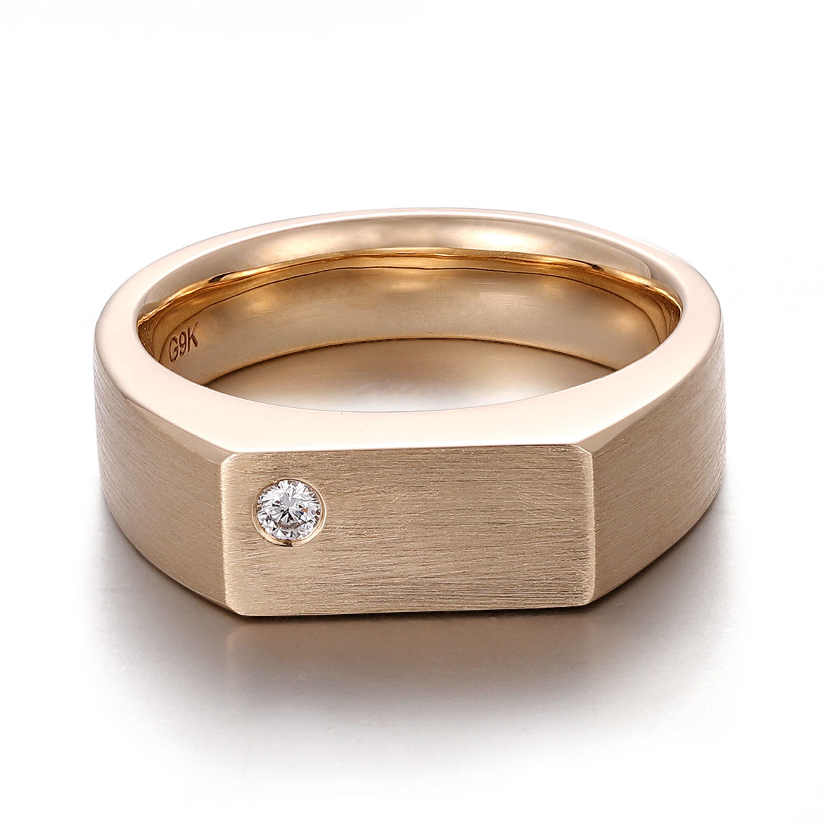 แหวนเพชรแล็บ 10Kgold แท้