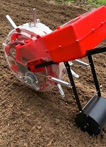 Sembradora Manual <span class=keywords><strong>de</strong></span> 1 Hilera, 14-33 cm, para Cacahuetes, Maíz, Soja, Arroz, Trigo, Colza, Multifuncional, Automática, para Plantar Semillas - Product Image 3