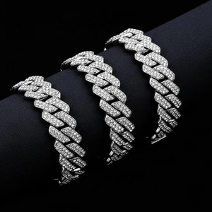 ลดราคาพิเศษ! สร้อยคิวบาลิงค์เงินแท้ 925 ประดับเพชรโมอิสซาไนต์ สำหรับงานปาร์ตี้และแฟชั่นสตรีทสไตล์ ขายส่ง - Product Image 1