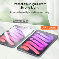 Protector de Pantalla de Alta Definición AR para iPad Mini 6, 98% Ultra Transparente, Antideslumbrante, Anti-Reflejos, Película Personalizable al por Mayor