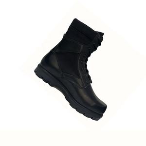 <span class=keywords><strong>Stivali</strong></span> antiscivolo con suola in gomma tattica di sicurezza nera da <span class=keywords><strong>uomo</strong></span> primavera impermeabile uniforme scarpe prese di fabbrica - Product Image 1