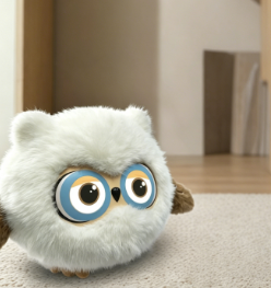 Búho Inteligente con Voz AI y Ojos Dobles que Expresan Emociones, Interacción Bluetooth y WIFI, y Compañía - Product Image 3