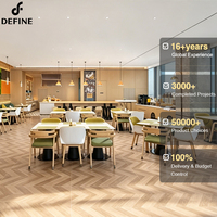 Ensemble de mobilier moderne tout-en-un pour projets commerciaux : banquette de café, canapé, mobilier personnalisé pour hôtels et restaurants, sièges de banquette, table à manger, chaise