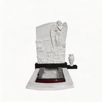 Monument funéraire artistique en granit européen sur mesure haut de gamme pour cimetière et garde éternelle