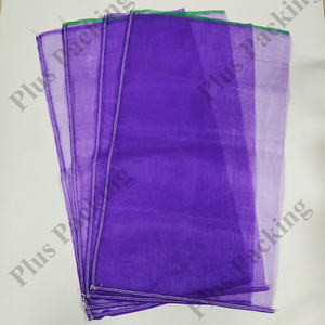 Bolsas de malla de HDPE DE FÁBRICA DE China, 5kg, 10kg, 25kg, Impresión de logotipo para envasar cebollas, ajo, patatas, frutas y verduras - Product Image 1