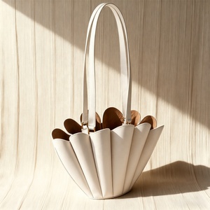Bolso Tote <span class=keywords><strong>de</strong></span> <span class=keywords><strong>Diseño</strong></span> Moderno en Forma <span class=keywords><strong>de</strong></span> Concha, Bolso <span class=keywords><strong>de</strong></span> Mano <span class=keywords><strong>de</strong></span> Cuero PU para Mujer, Bolso <span class=keywords><strong>de</strong></span> Hombro y Bandolera - Product Image 4