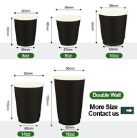 Gobelet en carton pour boissons chaudes, café, à emporter, avec couvercle, imprimé avec un logo personnalisé, écologique, recyclable, jetable