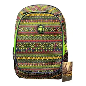 Zaino Scolastico alla Moda Nicksclub 35L, Impermeabile in Materiale Oxford, Chiusura con Cerniera, Stile Nazionale con Motivo Cartoon - Product Image 4