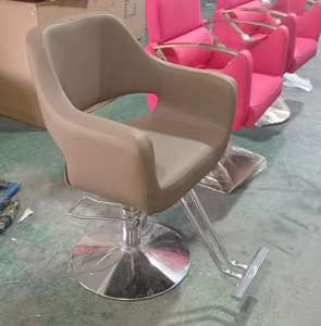 2023 son fransız tarzı 10 yıl garanti pembe yaslanma hidrolik sandalye kuaför salonu tasarım koltuğu amaçlı sandalye - Product Image 4