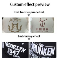 Gorra de Béisbol Versátil con Visera para Otoño/Invierno 2555, con Logotipo Personalizado Impreso, Estilo Urbano, de Mezclilla Lavada y Desgastada