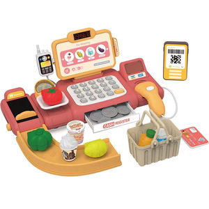 <b>Dropshipping</b> Shopify Intelligent Recognition Cash Register Voice Broadcast Kids Pretend Play Supermarket Toy Gift - Product Image 1
