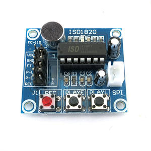 FYX Stock ISD1820 Sprachrekorder-Wiedergabe modul mit Mikrofon und Lautsprecher Re Record able <span class=keywords><strong>Sound</strong></span> <span class=keywords><strong>Module</strong></span> für DIY-Projekte - Product Image 4