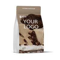Bolsas Autosellables Esmeriladas para Almacenamiento de Frutos Secos, Granos de Café, Bolsas de Plástico Reciclables Gruesas con Base